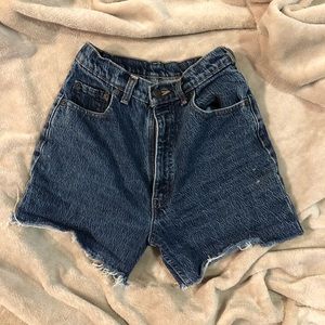 LEVI 531 HIGH WAISTED DENIM SHORTS